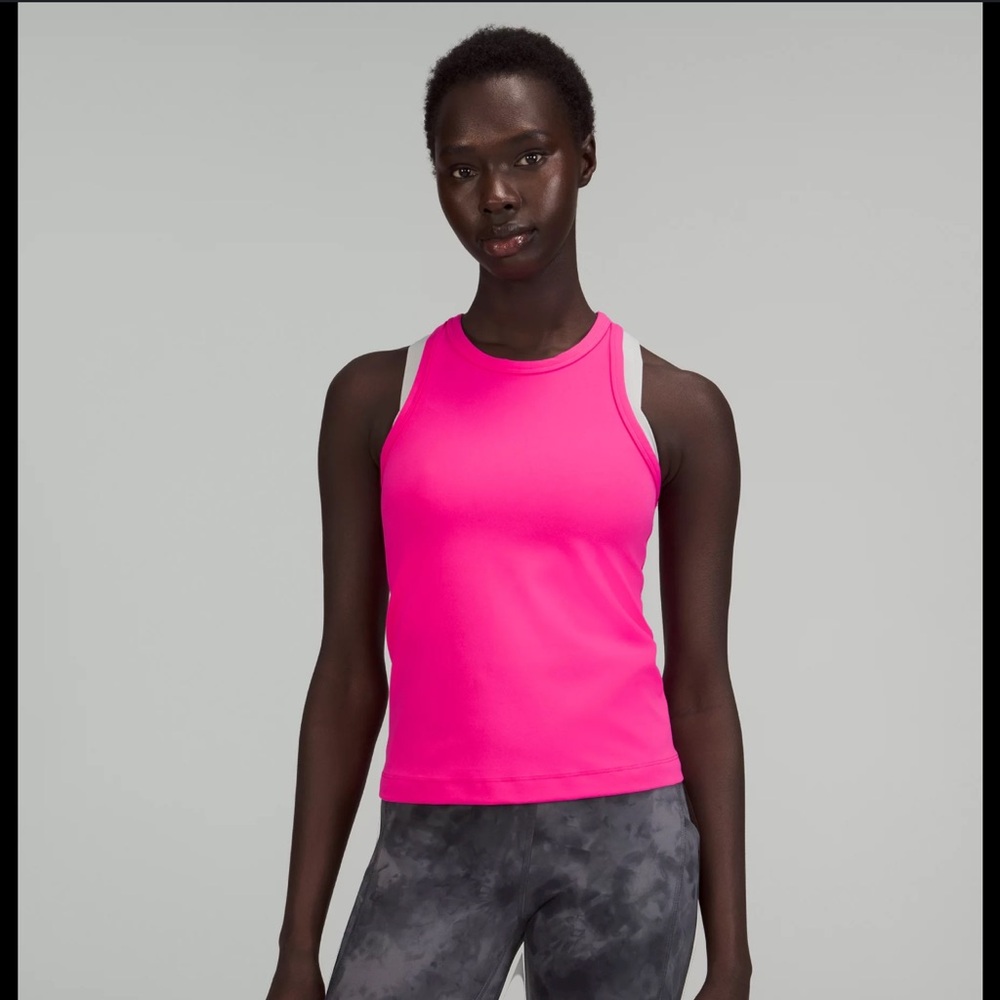 Lululemon Align High Neck Tank Size 6 Sonic Pink